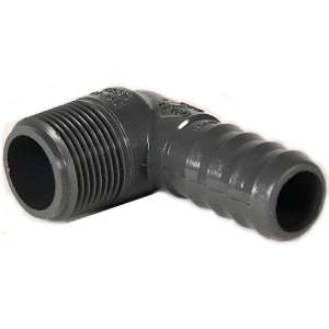  Schedule 40 PVC Elbow Insert Adapters 1/2 MPT x 5/8 Hose 