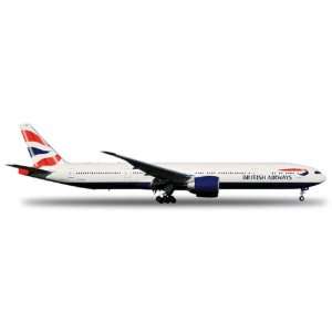  Herpa British Airways 777 300ER 1/200 Toys & Games