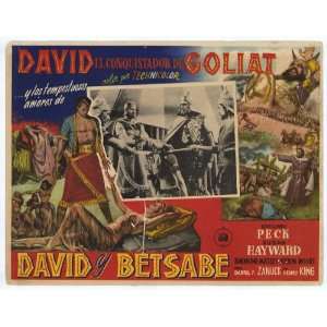 David and Bathsheba Movie Poster (11 x 14 Inches   28cm x 36cm) (1951 