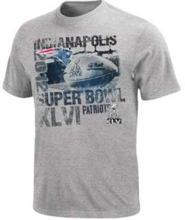 New England Patriots Step Aside Super Bowl XLVI Bound T Tee Shirt Size 