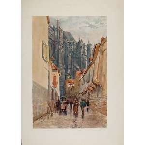   Cathedral St. Pierre Beauvais France   Original Print