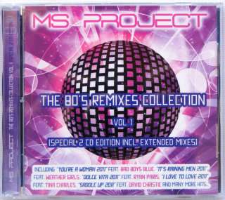 MS PROJECT 80s Remix Collection Radio Edit Extended 2CD  