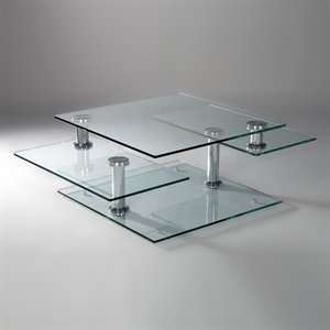  Creative Images 8052 Tenement Coffee Table, Clear