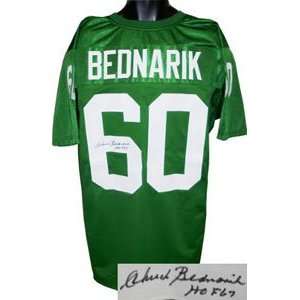  Chcuk Bednarik Signed Philadelphia Eagles Jersey   HOF 67 