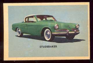 1953 Mothers Cookies Sports Car Studebaker #19 NR/MINT  