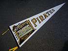 1960 PITTSBURGH PIRATES WORLD CHAMPIONS WHITE PICTURE PENNANT ROBERTO 