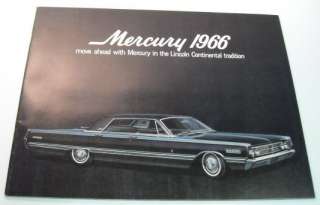 Mercury 1966 All Models Deluxe Sales Brochure  
