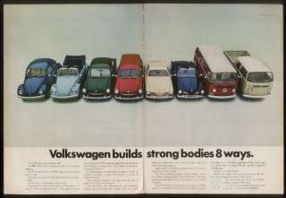 1968 VW Volkswagen Beetle convertible pickup truck Karmann Ghia ALL 8 