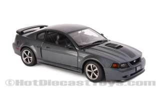 18 Diecast Ford Mustang Mach1 Dark Shadow Grey Metallic with black 