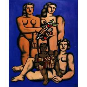     Fernand Léger   24 x 30 inches   The three sisters. State final