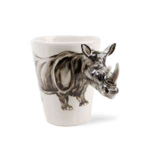  Rhino Handmade Coffee Mug (10cm x 8cm)