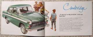 AUSTIN A60 CAMBRIDGE Car Sales Brochure c1960 DANISH  