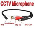 4pcs x Mic Audio Mini Spy Hidden Microphone with DC output for CCTV 