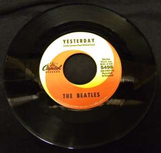 Beatles 7” 45 Yesterday Capitol Records  