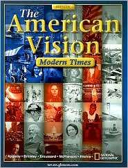 The American Vision Modern Times, (0078678498), Joyce Appleby 