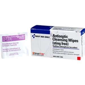    Antiseptic Cleansing Wipes   Sting Free (10/Box)