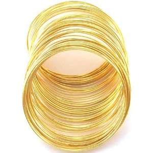  Creatives Gold Plate Bracelet Memory Wire   1oz   70 Loops 