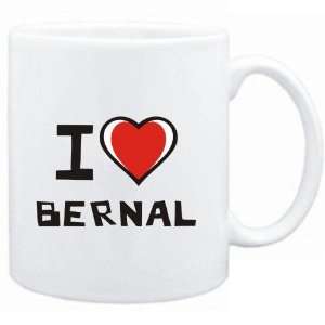  Mug White I love Bernal  Last Names