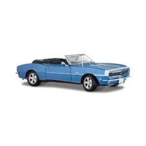   Blue 1968 Chevrolet Camaro Ss 396 Convertible 124 Scale Toys & Games