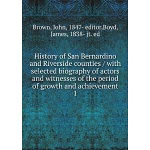  History of San Bernardino and Riverside counties / with 