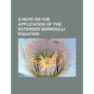   Bernoulli equation U.S. Government 9781234099848  Books