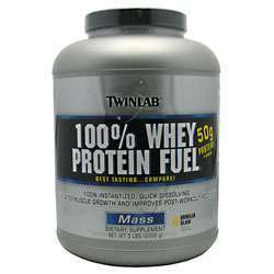 Twinlab 100% Whey Protein Fuel Vanilla 5LB  