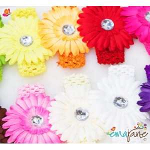  Hair Clips with Soft Stretch Crochet Child Headbands   Infants, Baby 