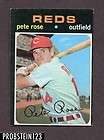 1971 Topps #100 Pete Rose Reds centered EXMT $80  