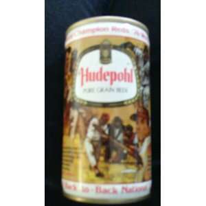  Hudepohl Pure Grain 76 World Champions Beer Can 