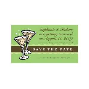  Champagne Flutes Save the Date Magnets