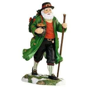 Pipka 8.5 Lucky Irish Santa Christmas Figure #11536 