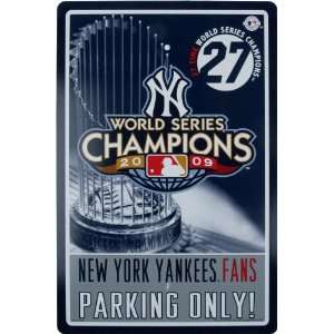 Philadelphia Phillies 2009 World Series Champions 12x18 Parking Sign 