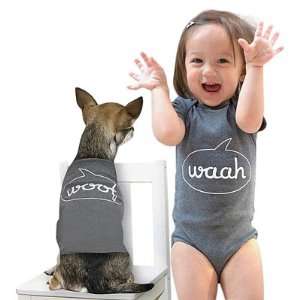  Waah & Woof Babysuit & Dog Suit Set Baby