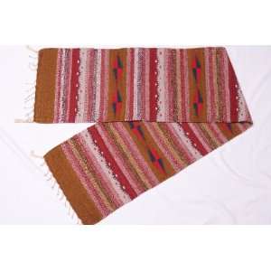  Zapotec Mexican Table Runner 15x80 (a67)