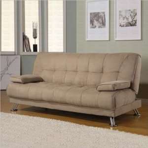   Coaster Fabric Convertible Sofa Bed with Removable