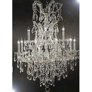  A83 SILVER/18/12+1 Chandelier Lighting Crystal Chandeliers 