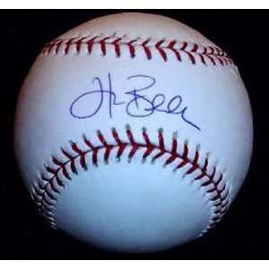  Hank Blalock Memorabilia Signed Official MLB Baseball 