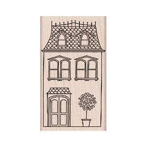  Hero Arts   Woodblock   Wood Mounted Stamps   House with 