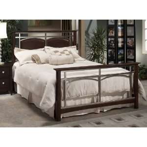    Hillsdale Banyan Espresso Wood and Metal Bed