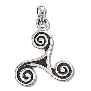  Sterling Celtic Spiral of Life Pendant 