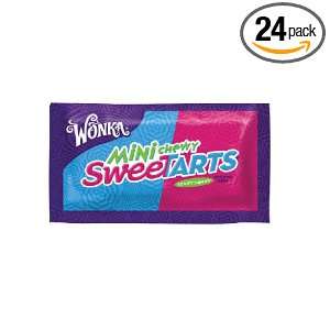 Wonka Sweetart Mini Chewy , 1.8 Ounce Pouches (Pack of 24)  