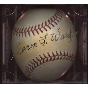  Aaron L. Ward Single Signed Baseball JSA LOA   Sports 