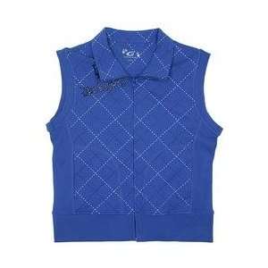  Los Angeles Dodgers Womens Argyle Vest by G III Sports 