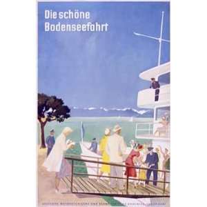  Dietrich Bodman   Bodensee fahrt Giclee on acid free paper 