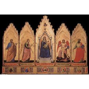   Giotto   Ambrogio Bondone   24 x 16 inches   Polyptych