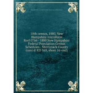    1880 New Hampshire Federal Population Census Schedules   Merrimack 