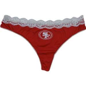  Reebok San Francisco 49Ers Womens Super Soft Thong 