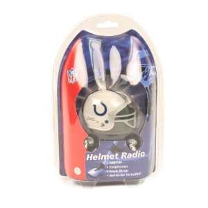  Indianapolis Colts AM/FM Helmet Radio with Earphones 