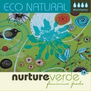  Nurture Verde 100% Natural Fully Compostable Feminine Pads 