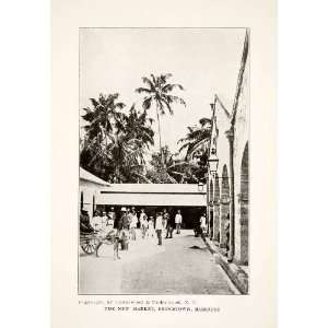  1926 Print New Market Bridgetown Barbados Caribbean Island 
